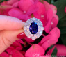 Superb Ceylon Sapphire Diamond Ring