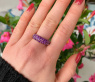 Elegant Amethyst Pavéring