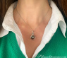 Delicate Tahitian Pearl Diamond Pendant