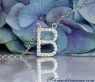Zarte Halskette mit Brillanten Initiale