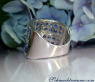 Prächtiger Saphir Ring "Melange" mit Brillanten