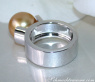Heavy Golden Southsea Pearl Ring