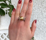 Heavy Golden Southsea Pearl Ring