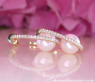 Feminine Brillanten Creolen mit Süßwasserzuchtperlen | SCHMUCKTRÄUME.COM