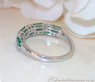 Exquisiter Bandring mit Smaragden und Brillanten