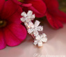 Femininer Diamanten Blüten Ring "Flowers"