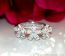 Femininer Diamanten Blüten Ring "Flowers"