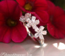 Femininer Diamanten Blüten Ring "Flowers"