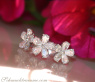 Femininer Diamanten Blüten Ring "Flowers"