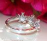 Femininer Diamanten Blüten Ring "Flowers"