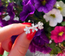 Femininer Diamanten Blüten Ring "Flowers"