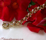 Opulentes Erbs Armband in Gelbgold 585
