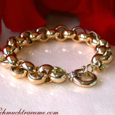 Opulentes Erbs Armband in Gelbgold 585