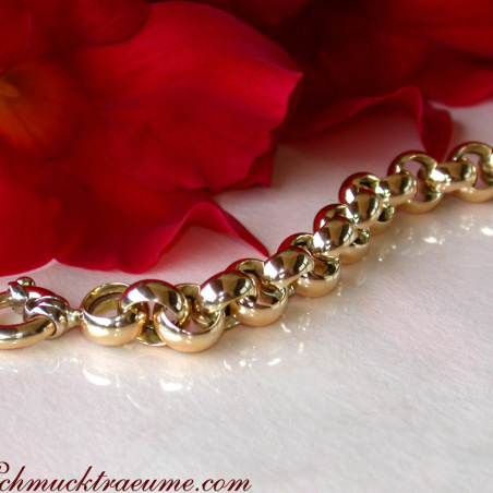 Opulentes Erbs Armband in Gelbgold 585