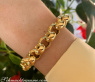 Opulentes Erbs Armband in Gelbgold 585