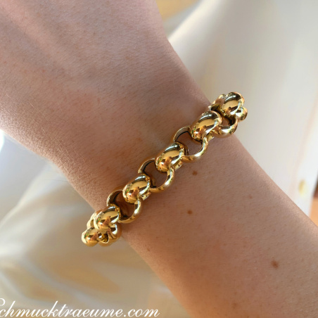 Opulentes Erbs Armband in Gelbgold 585