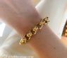 Opulentes Erbs Armband in Gelbgold 585