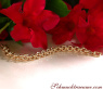Gold Pur: Charmantes Glieder Armband in Gelbgold 585