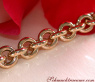 Gold Pur: Charmantes Glieder Armband in Gelbgold 585