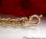 Gold Pur: Charmantes Glieder Armband in Gelbgold 585