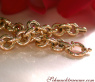 Gold Pur: Charmantes Glieder Armband in Gelbgold 585