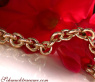 Gold Pur: Charmantes Glieder Armband in Gelbgold 585