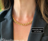 Gold Pur: Charmantes Glieder Armband in Gelbgold 585