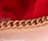 Gold Pur: Stattliches Rundpanzer Armband in Gelbgold 585