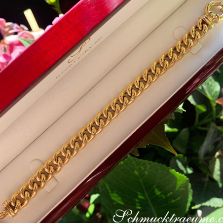 Rundpanzer Armband in Gelbgold 585