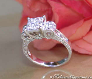 Enchanting Diamond Ring (Art Déco Inspired)