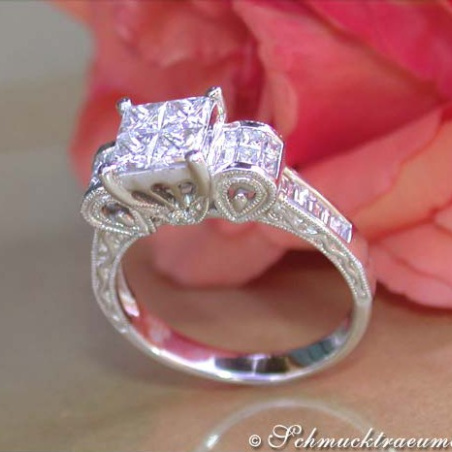 Enchanting Diamond Ring (Art Déco Inspired)