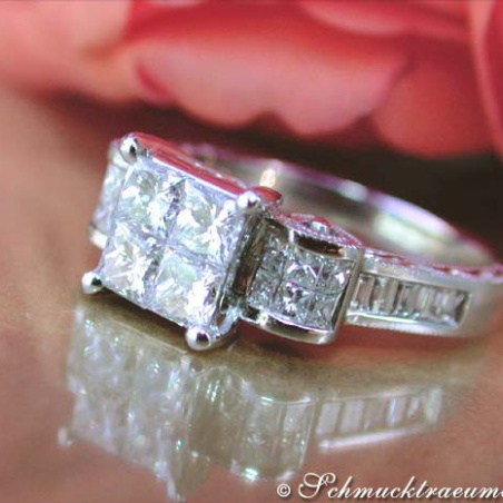Enchanting Diamond Ring (Art Déco Inspired)