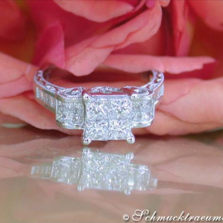 Enchanting Diamond Ring (Art Déco Inspired)