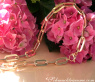 Gold Pur: Extra stattliche Paperclip Halskette in Gelbgold 585