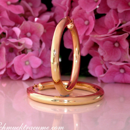 Creolen in Gelbgold 585 Ø 40 mm