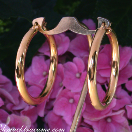Creolen in Gelbgold 585 Ø 40 mm
