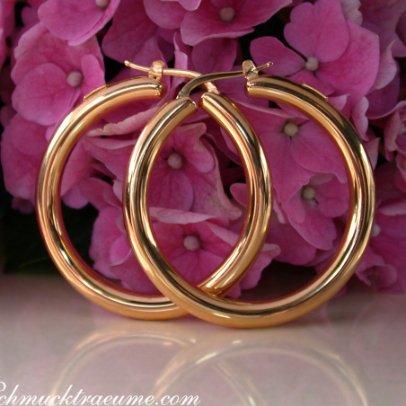 Creolen in Gelbgold 585 Ø 40 mm