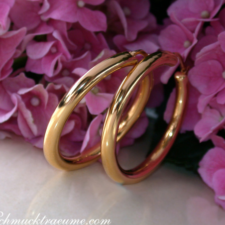 Creolen in Gelbgold 585 Ø 40 mm