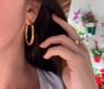 Gold Pur: Zeitlose Creolen in Gelbgold 585 (Ø 40 mm)