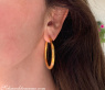 Gold Pur: Zeitlose Creolen in Gelbgold 585 (Ø 40 mm)
