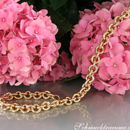 Glieder Kette / Collier in Gelbgold 585