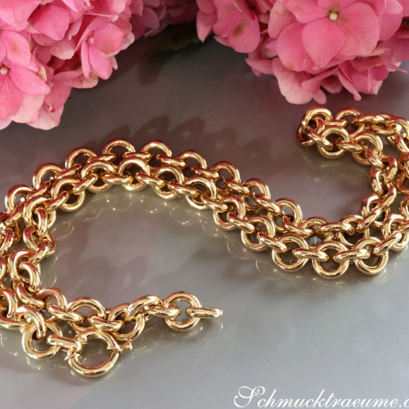 Glieder Kette / Collier in Gelbgold 585