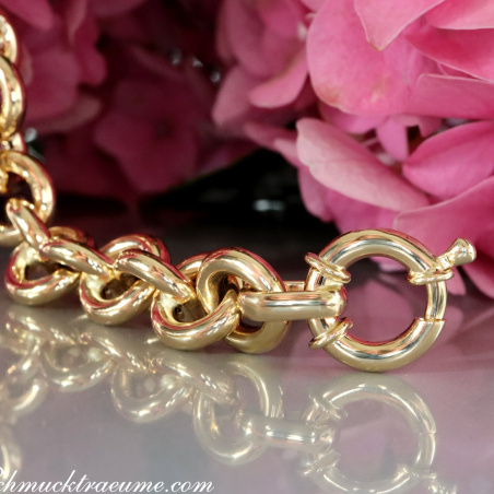 Glieder Kette / Collier in Gelbgold 585