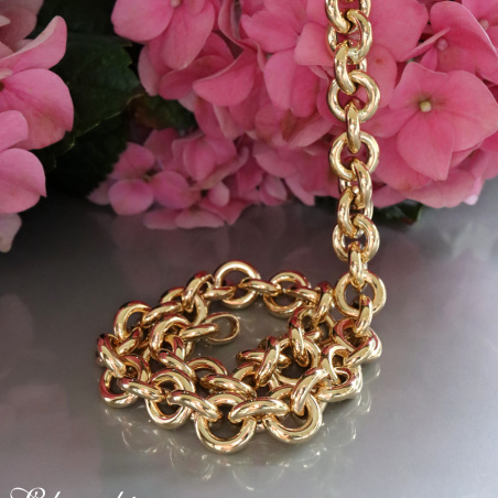 Glieder Kette / Collier in Gelbgold 585