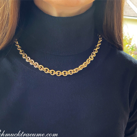 Glieder Kette / Collier in Gelbgold 585
