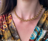 Gold Pur: Stattliche Erbs Kette / Collier in Gelbgold 585