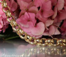 Gold Pur: Stattliche Erbs Kette / Collier in Gelbgold 585