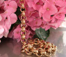 Gold Pur: Stattliche Erbs Kette / Collier in Gelbgold 585