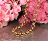 Gold Pur: Stattliche Erbs Kette / Collier in Gelbgold 585