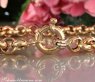 Gold Pur: Stattliche Erbs Kette / Collier in Gelbgold 585